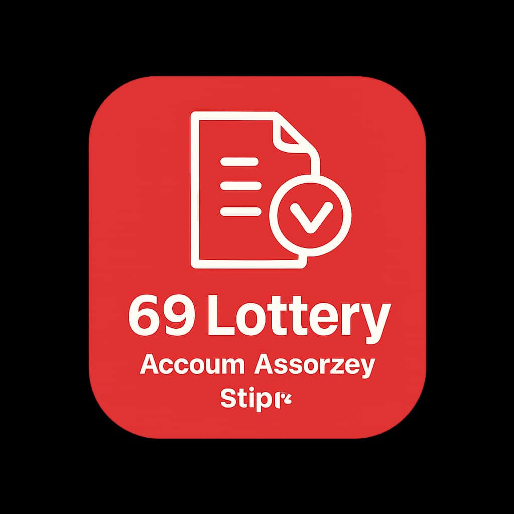 A professional badge illustrating 69 Lottery account recovery.