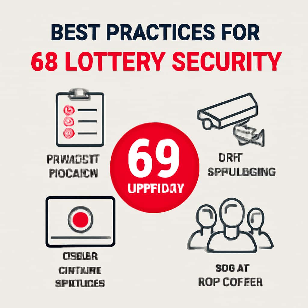 A diagram illustrating security practices for the 69 Lottery.