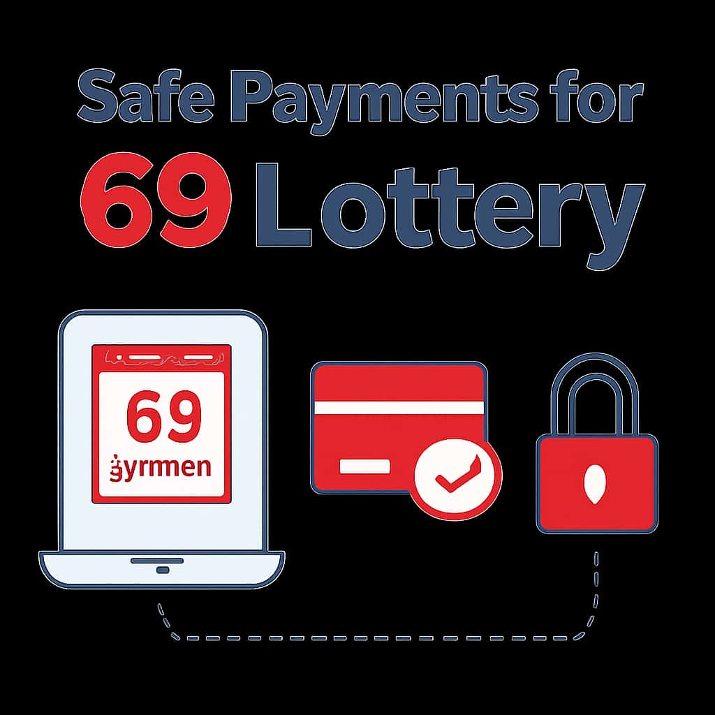 Diagram illustrating safe payment methods for 69 Lottery.