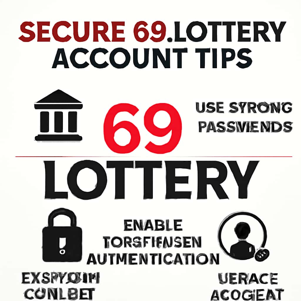 Diagram illustrating security measures for a 69 Lottery account.
